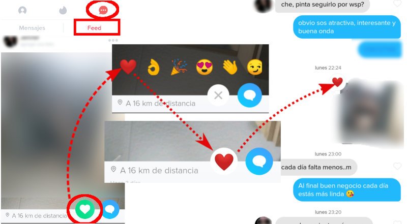 Así puedes usar los emojis del feed de Tinder